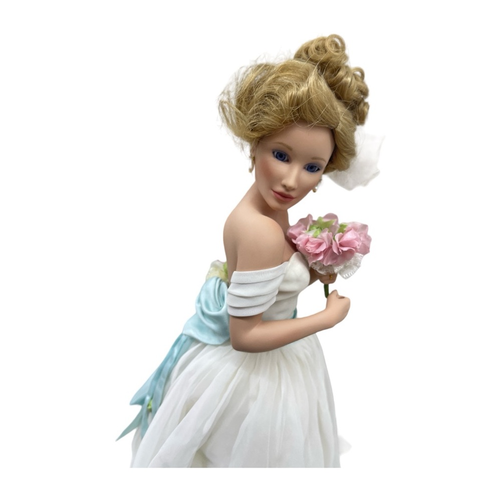 Ashton Drake Galleries 1997 Summer Dreams Porcelain Bride Doll By Sandra Bilotto